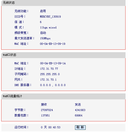 左側(cè)菜單的運行狀態(tài)